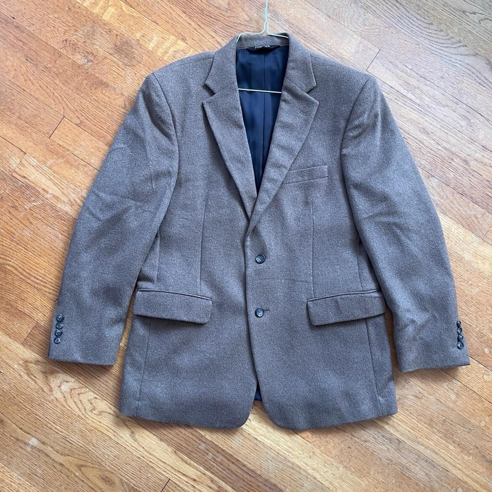 JOS. A. BANK VINTAGE BROWN CAMEL HAIR JACKET